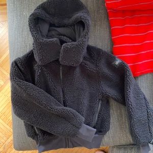 Alo Cropped Fleece Jacket